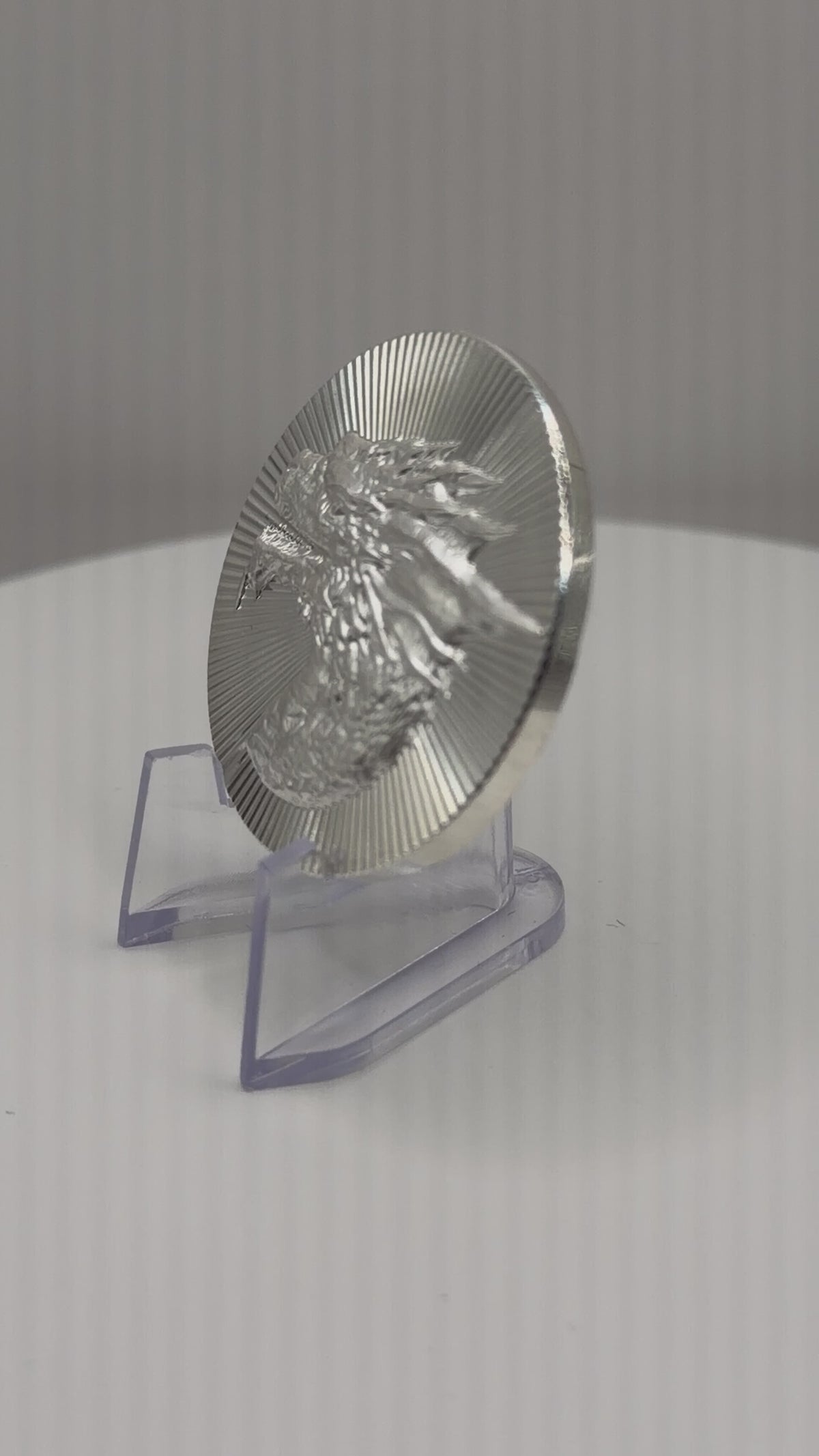 Scottsdale Mint 1 oz Dragon Stacker Round (.999 Fine Silver)