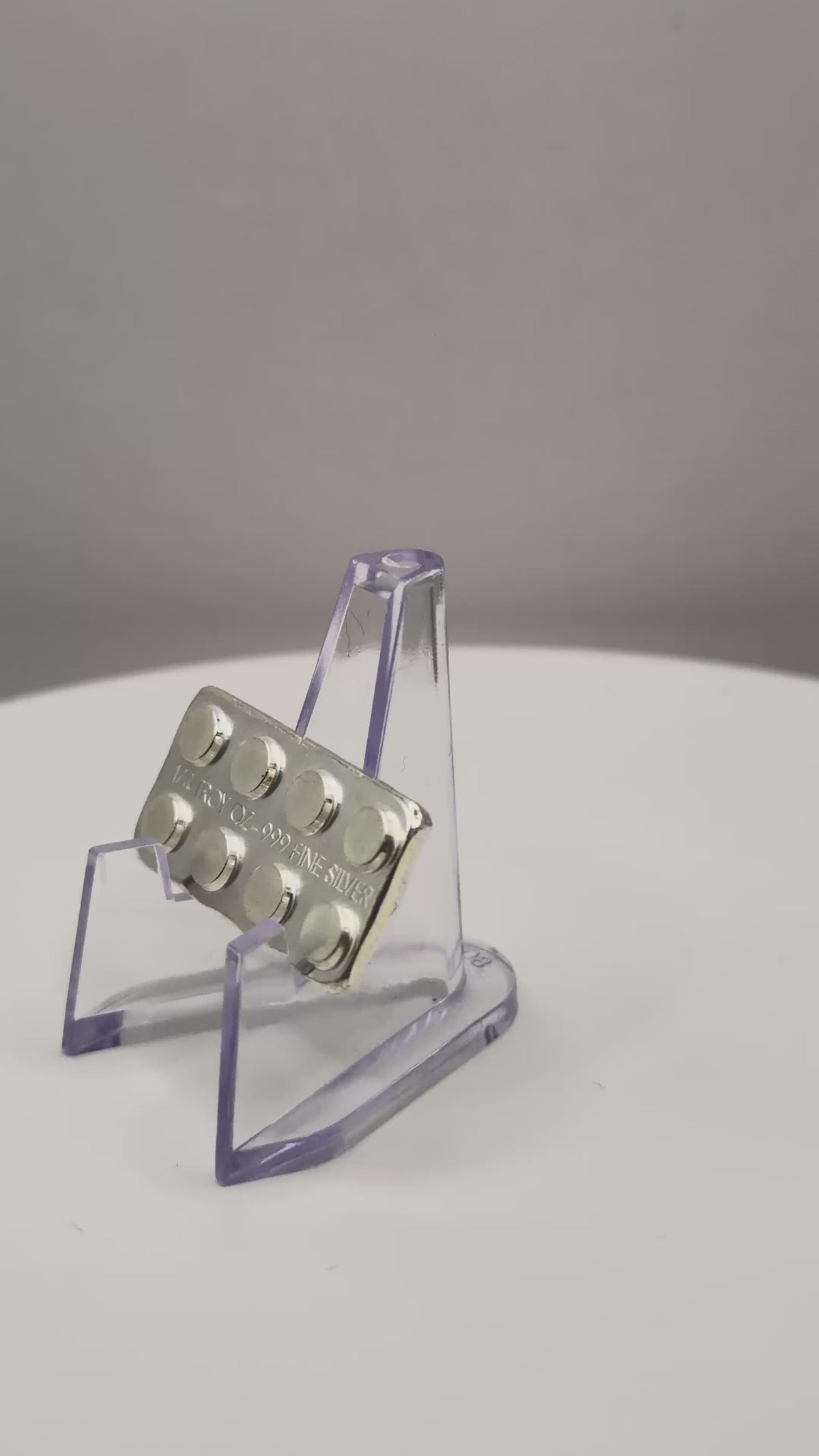 Monarch Precious Metals 1/2 oz Fine Silver Stackable Building Block Bar (.999 Pure)