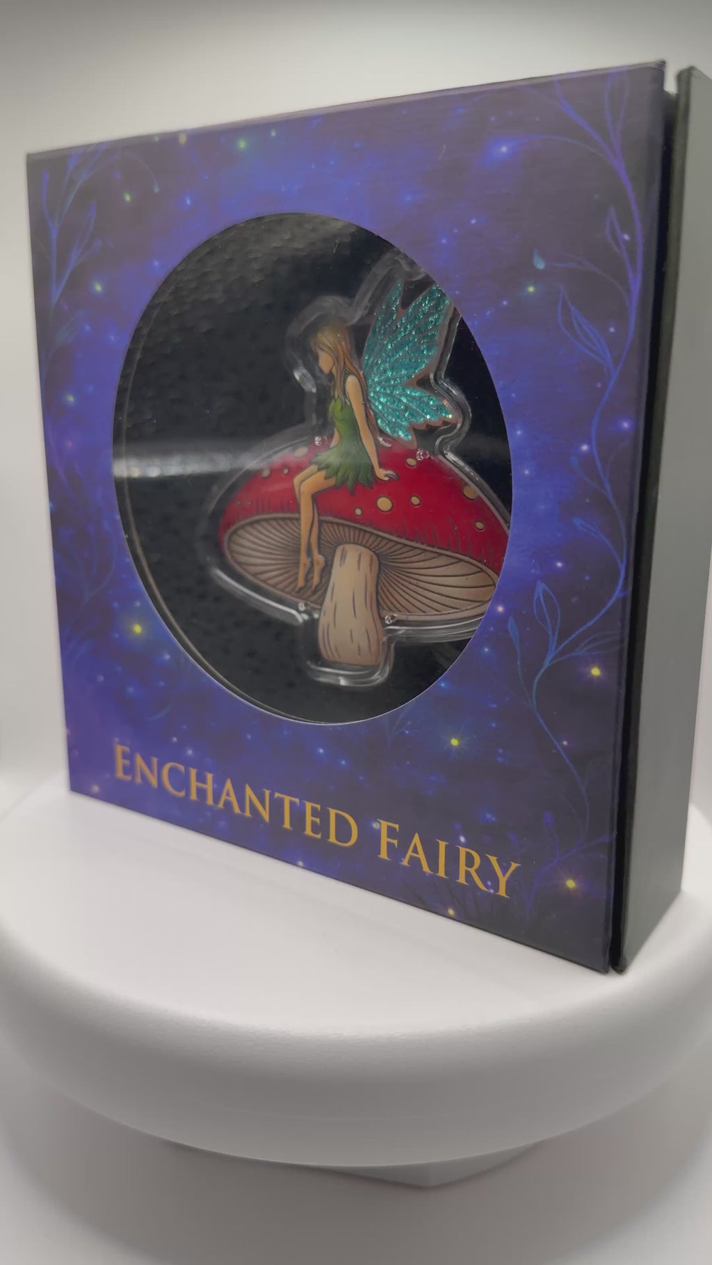 2026 Enchanted Fairy 100g Colorized Shaped Copper Medal Box