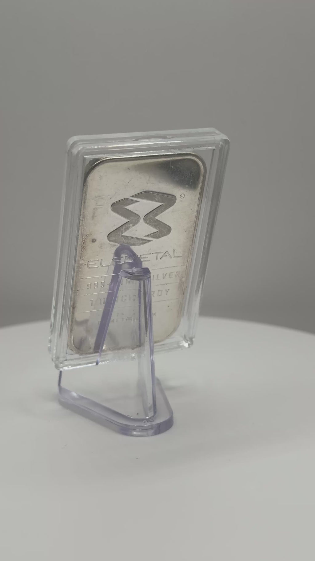 Luciteria Science 1 oz Silver Element Bar .999 Fine Periodic Table