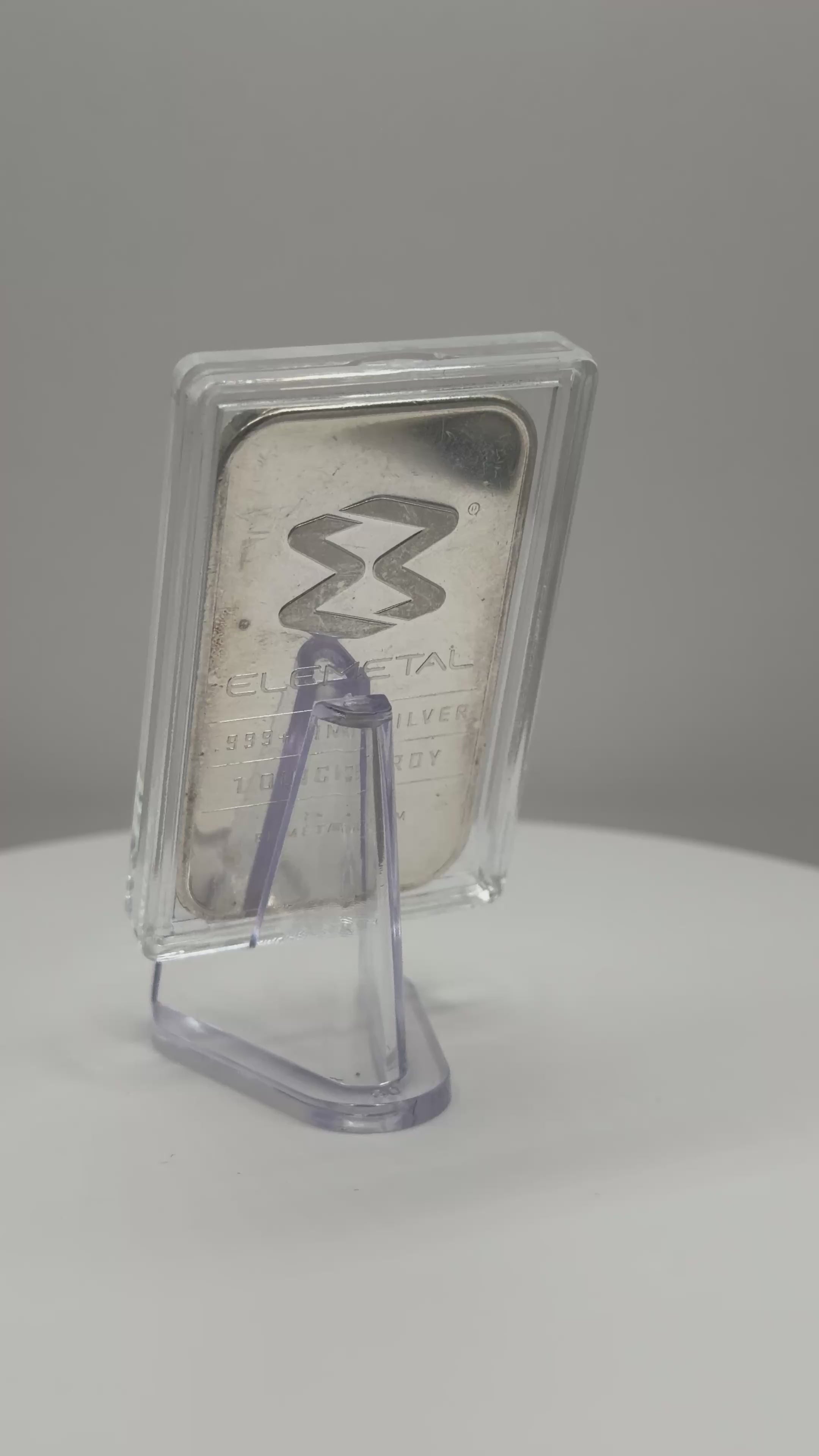 Luciteria Science 1 oz Silver Element Bar .999 Fine Periodic Table