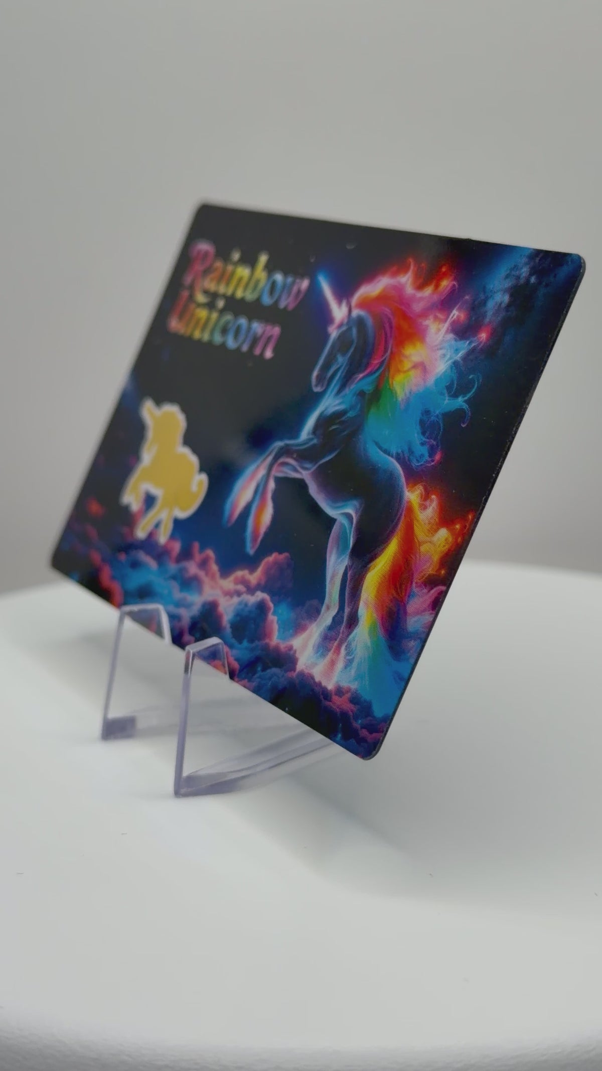 Rainbow Unicorn 1/1000 oz .999 Fine Gold Shaped Coin (Limited Mintage 5,000)