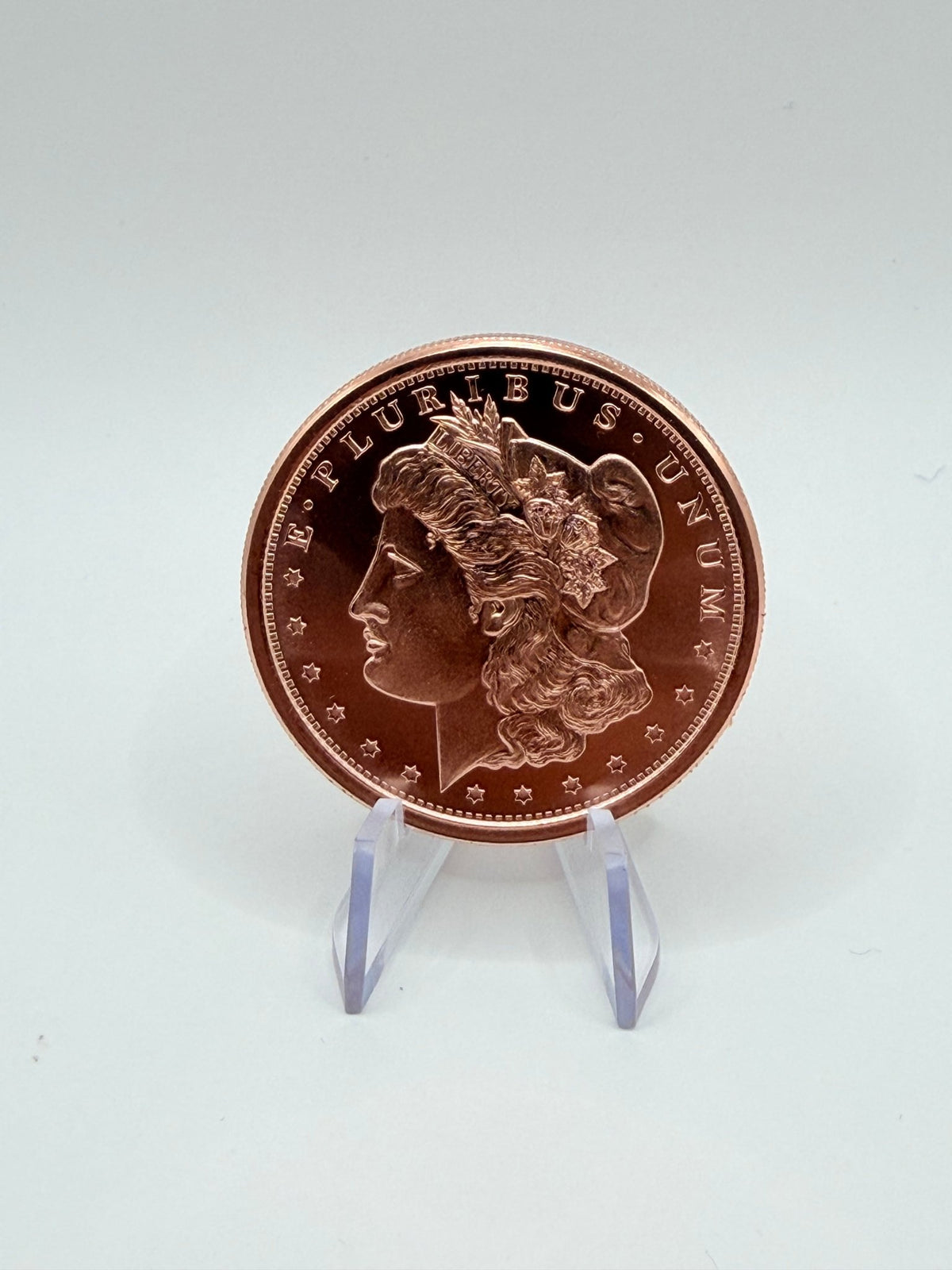 1 oz Morgan Dollar Design .999 Fine Copper Round Bullion Coin - MMmetalsandmore
