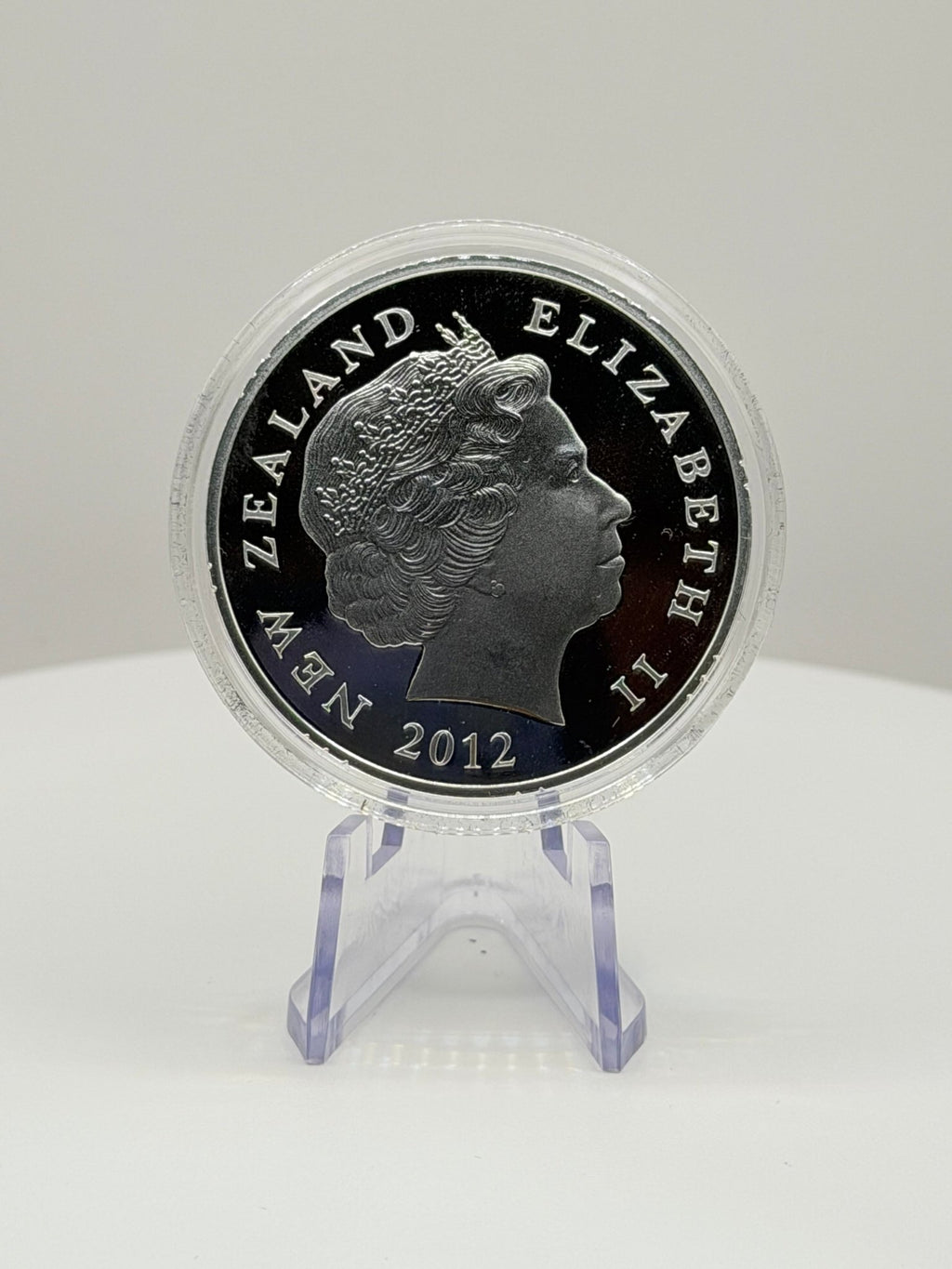 2012 New Zealand $1 Hei Matau Pounamu Greenstone 1oz Silver Coin - MMmetalsandmore