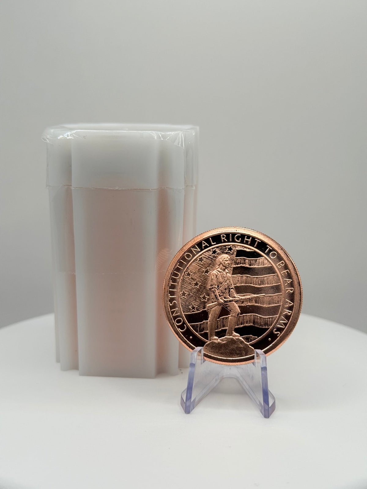 1 oz .999 Fine Copper 2nd Amendment Right to Bear Arms Round Bullion - MMmetalsandmore
