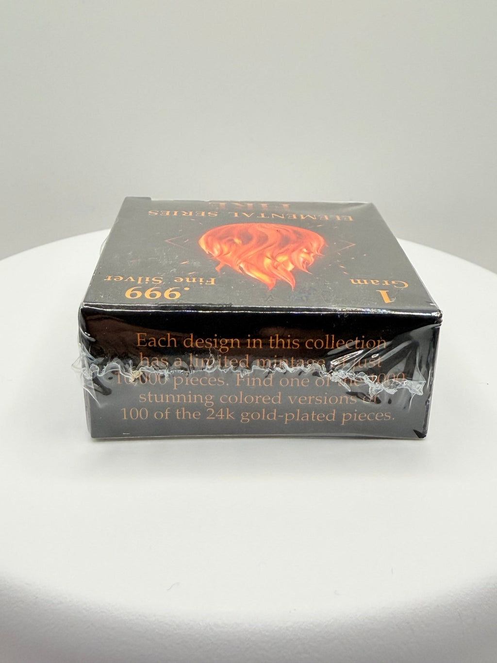 1 Gram .999 Fine Silver Bar - Elemental Series: FIRE Edition - MMmetalsandmore