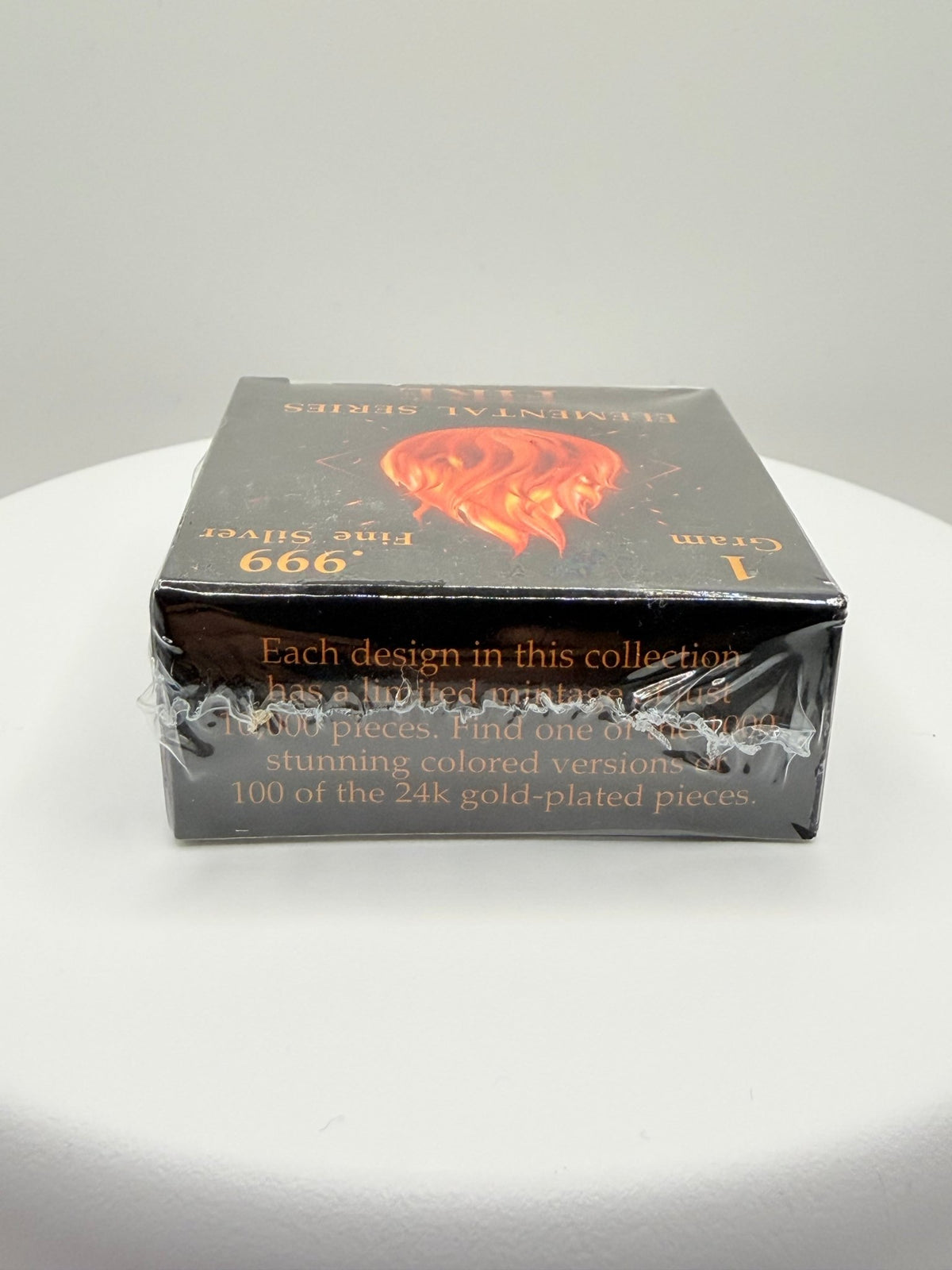 1 Gram .999 Fine Silver Bar - Elemental Series: FIRE Edition - MMmetalsandmore
