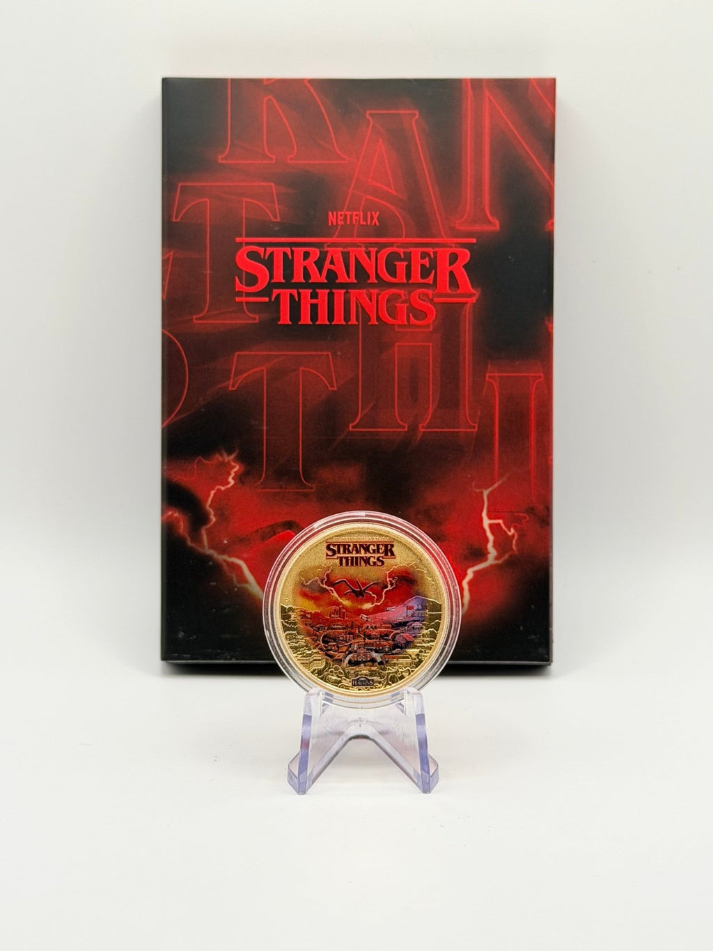 2026 Stranger Things Hawkins Gilded Coin | Perth Mint | - MMmetalsandmore