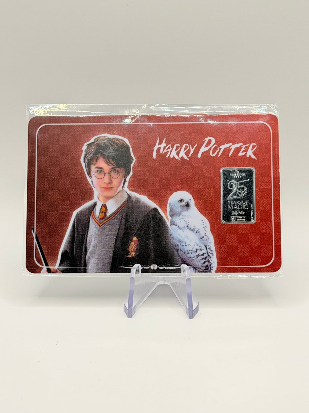 Harry Potter 25th Anniversary 1g Silver Bar | Royal Dutch Mint - MMmetalsandmore