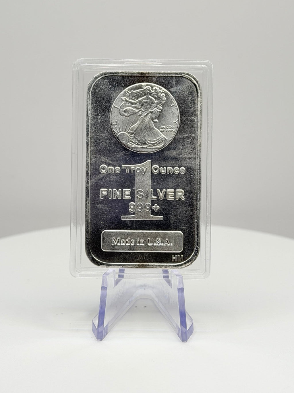 Highland Mint HM 1 oz .999 Fine Silver Walking Liberty Bar - MMmetalsandmore