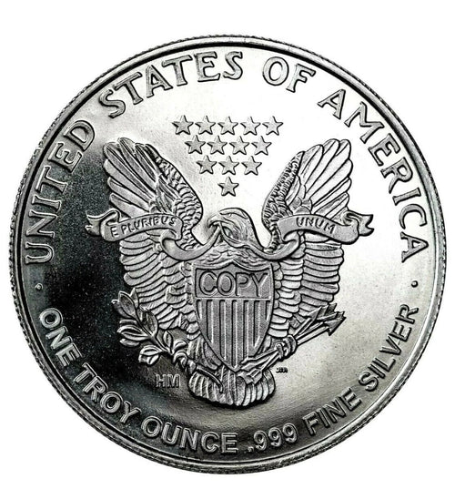 1 oz Pure Silver Round - Walking Liberty Design (.999 Fine) - Assorted Years - MMmetalsandmore