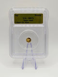 ICG MS70 Eagle Head 1/500th oz Fractional Gold Round Slabbed - MMmetalsandmore