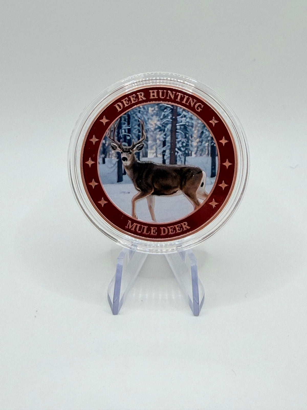 Mule Deer Hunting Collectible Coin – 1 oz .999 Fine Copper - MMmetalsandmore