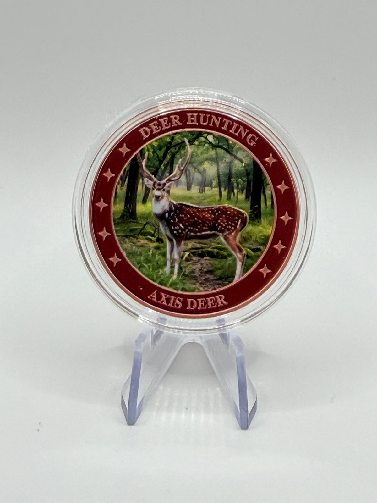 Axis Deer Hunting / Deer Hunting Collectible Coin – 1 oz .999 Fine Copper - MMmetalsandmore