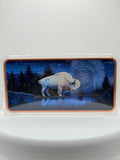 10 oz White Buffalo Currency Colorized .999 Copper Art Bar - MMmetalsandmore