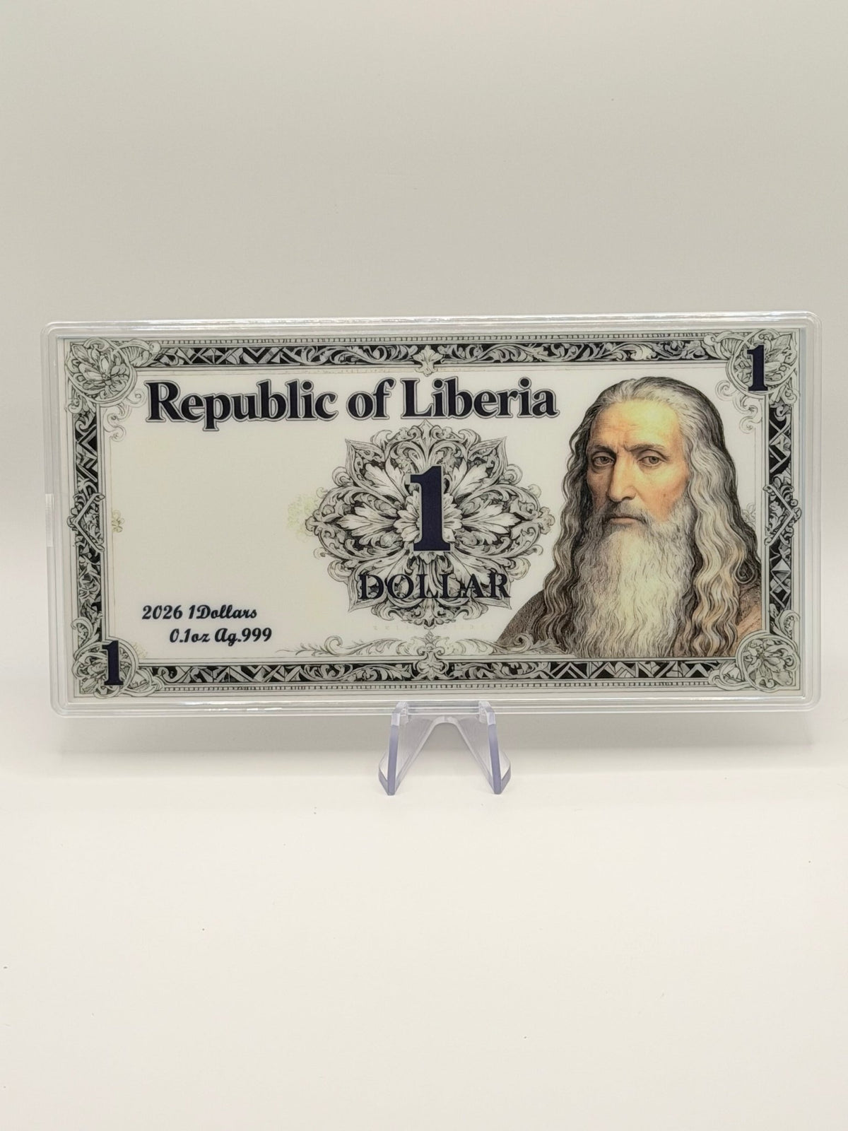 2026 Republic of Liberia The Last Supper 1/10 oz .999 Fine Silver Note Coin – Leonardo da Vinci Art Masterpiece with COA & Gift Box - MMmetalsandmore