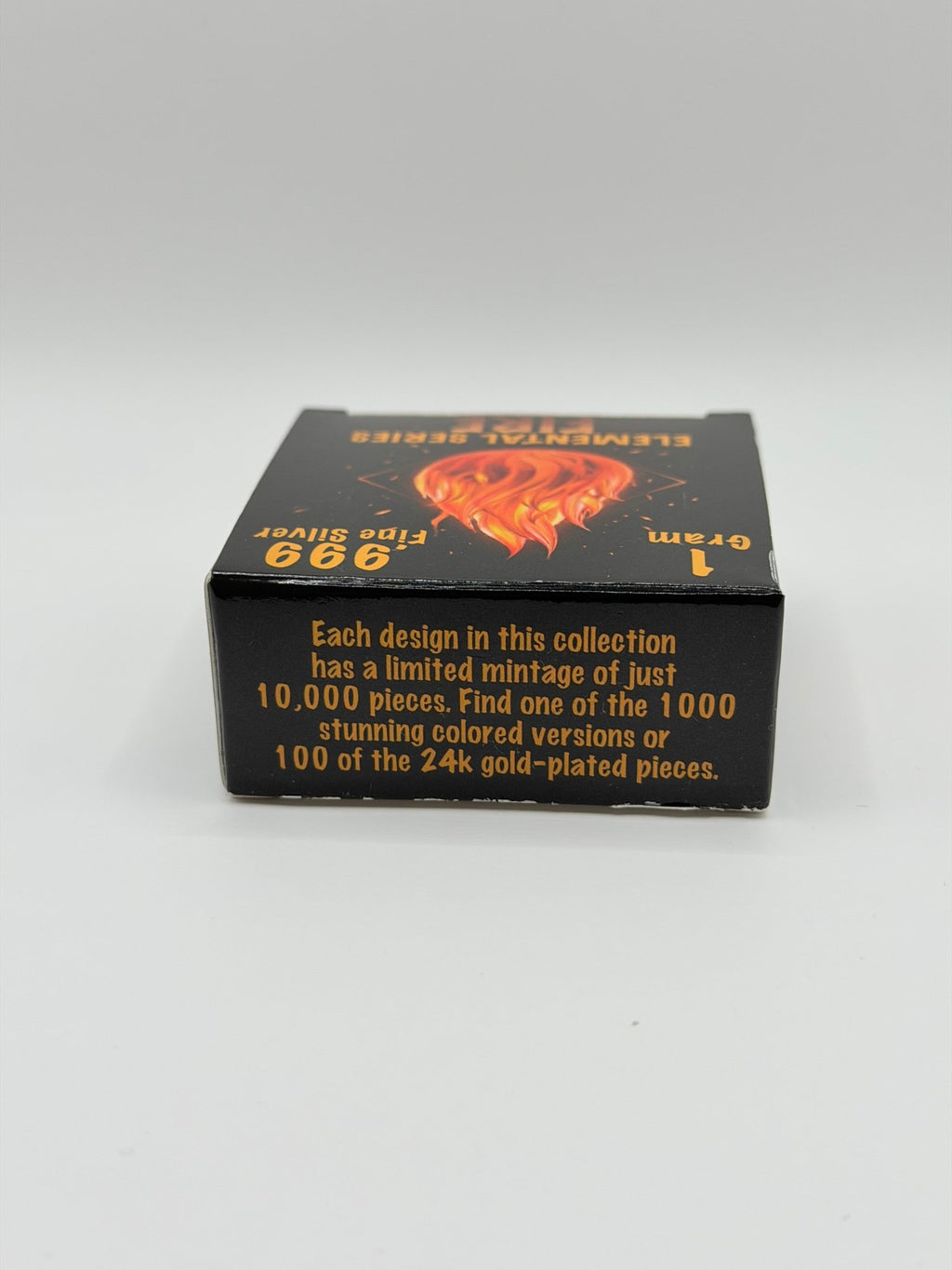 1 Gram .999 Fine Silver Bar - Elemental Series: FIRE Edition - MMmetalsandmore