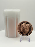 1 oz Morgan Dollar Design .999 Fine Copper Round Bullion Coin - MMmetalsandmore