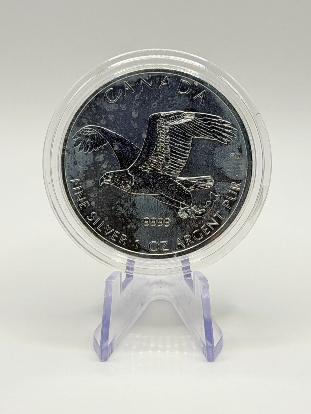 2014 Canada $5 Birds of Prey "Bald Eagle" 1 oz .9999 Fine Silver Coin - MMmetalsandmore