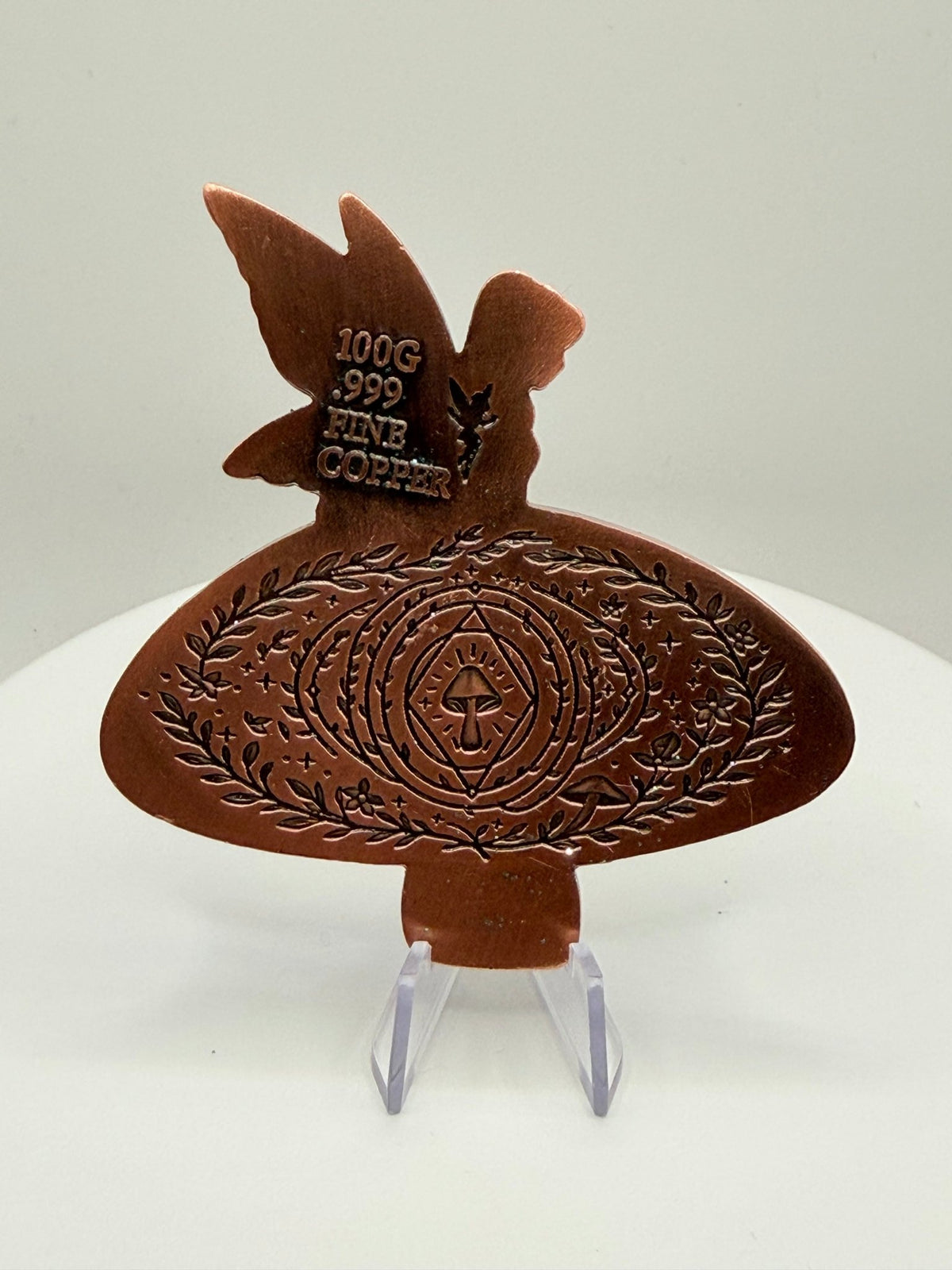2026 Enchanted Fairy 100g Colorized Shaped Copper Medal Box - MMmetalsandmore