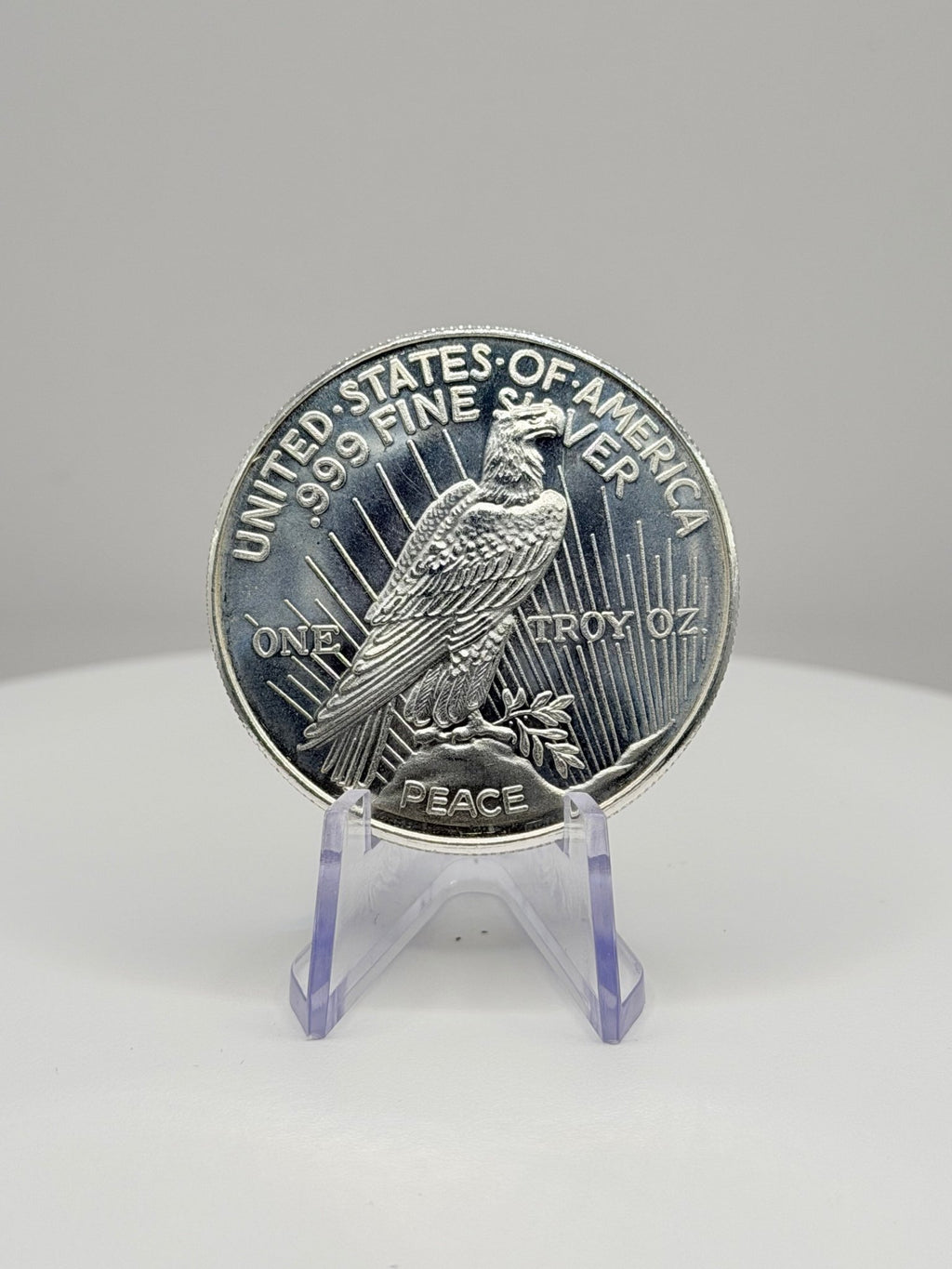 1 oz Peace Dollar Tribute .999 Fine Silver Round Bullion - MMmetalsandmore