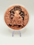 2025 Mesa Grande 5 oz. Copper $1 Coin Iktómi Spider Dollar - MMmetalsandmore