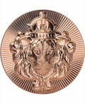 Scottsdale Mint Lion Stacker 1 oz Pure Copper Round – .999 Fine AVDP Interlocking Bullion Coin - MMmetalsandmore