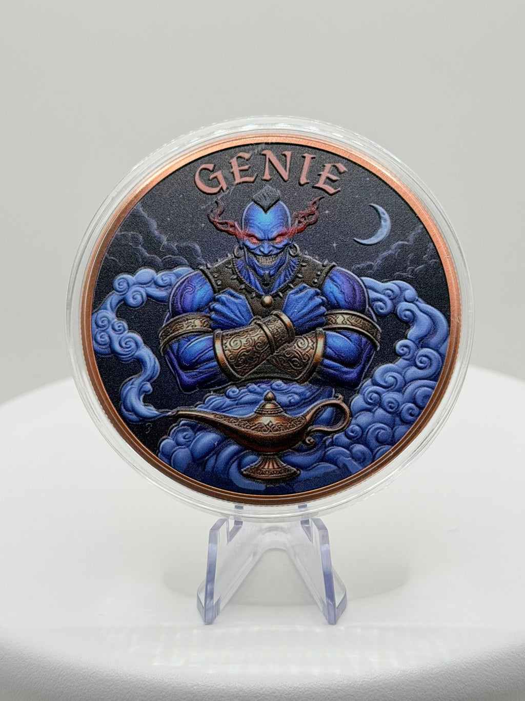 2026 Republic of Liberia "Genie" 5 oz Colorized Copper Round (.999 Fine) - MMmetalsandmore