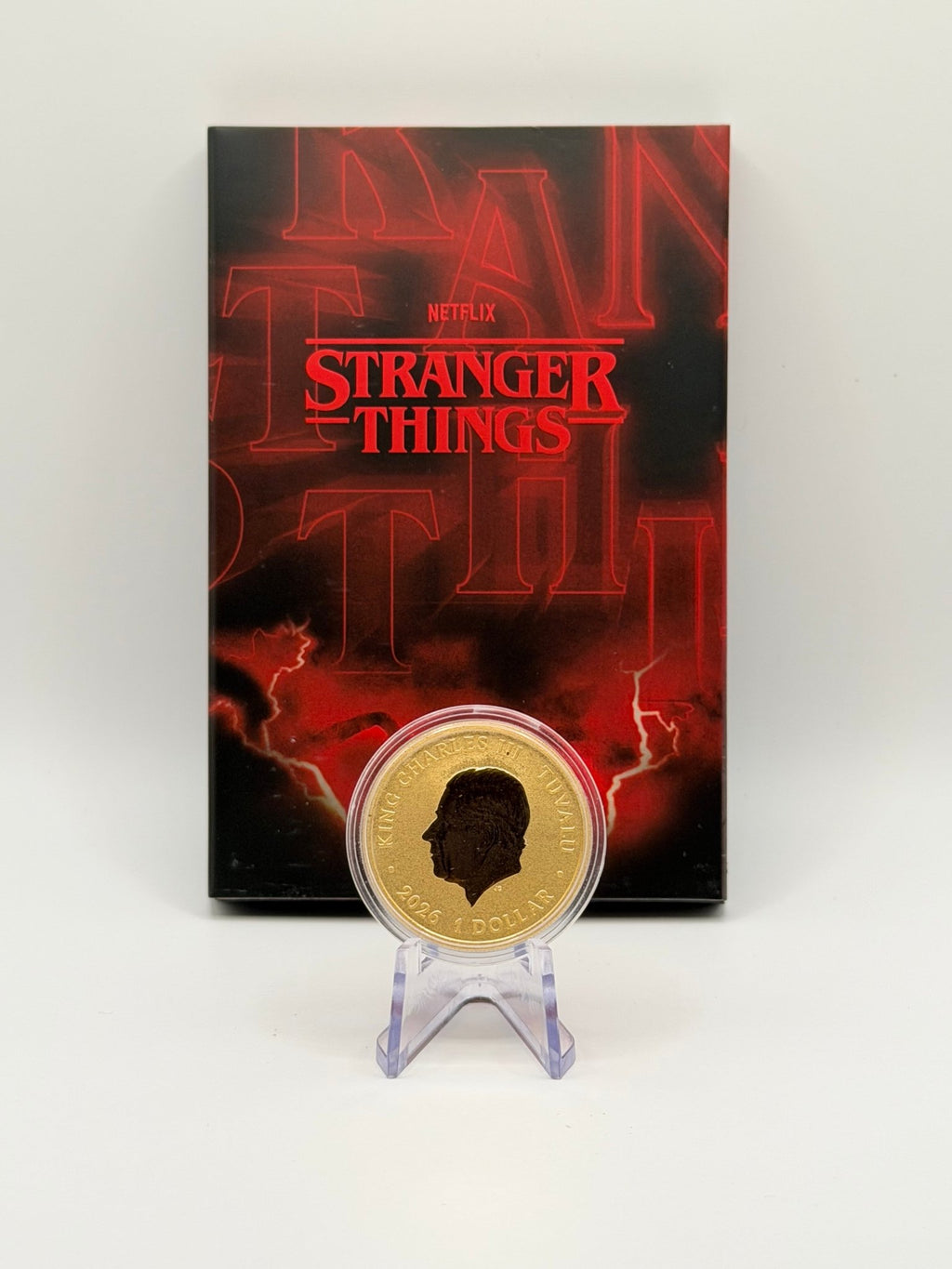2026 Stranger Things Hawkins Gilded Coin | Perth Mint | - MMmetalsandmore