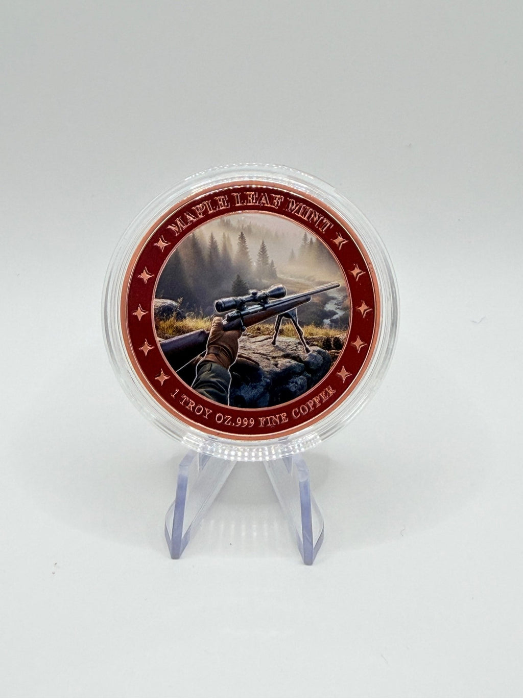 Mule Deer Hunting Collectible Coin – 1 oz .999 Fine Copper - MMmetalsandmore