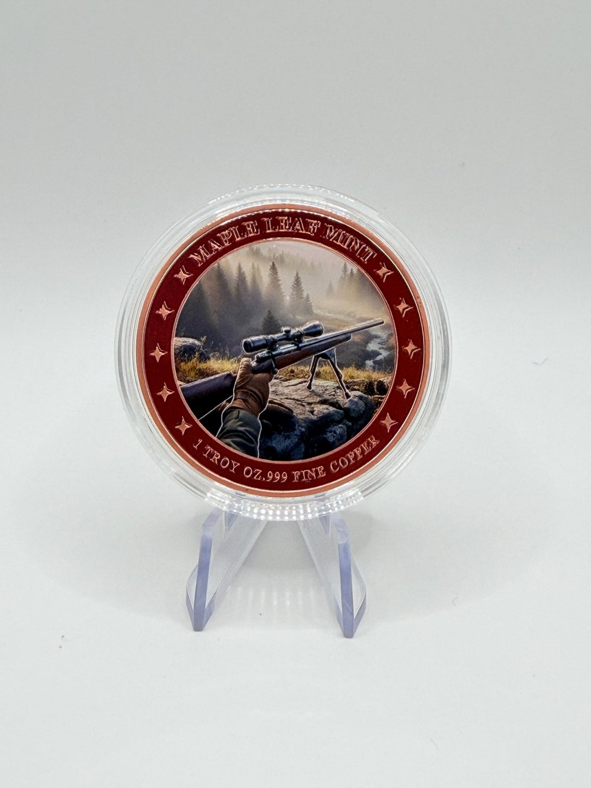 Mule Deer Hunting Collectible Coin – 1 oz .999 Fine Copper - MMmetalsandmore