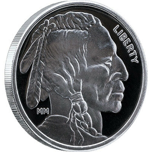 1 oz Silver Buffalo Round .999 Fine Silver Bullion (Brilliant Uncirculated) - Assorted Mint - MMmetalsandmore