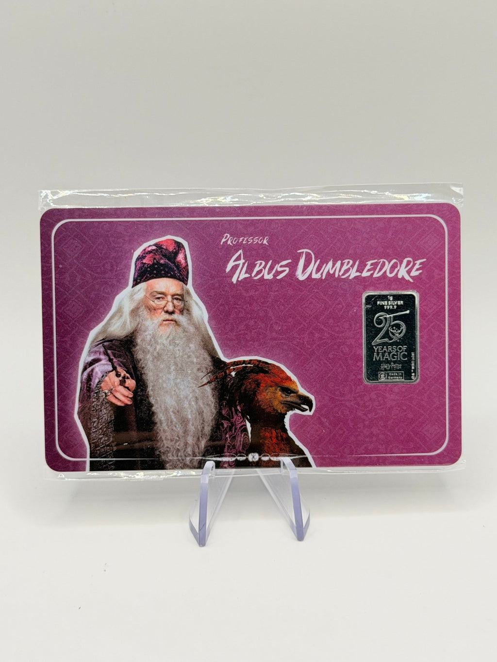 2026 Royal Dutch Mint 25 Years of Harry Potter 1g Silver Bar in Commemorative Finecard – Limited Edition Anniversary Character Series - MMmetalsandmore