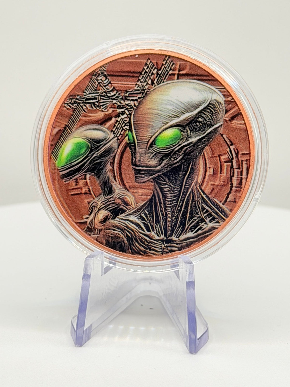 1 oz Alien Extraterrestrial Copper Round .999 Fine - MMmetalsandmore