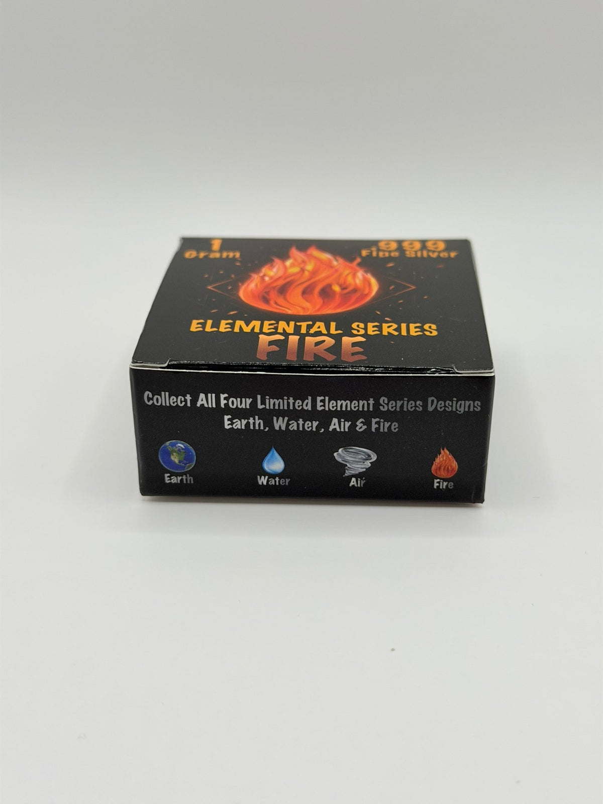 1 Gram .999 Fine Silver Bar - Elemental Series: FIRE Edition - MMmetalsandmore