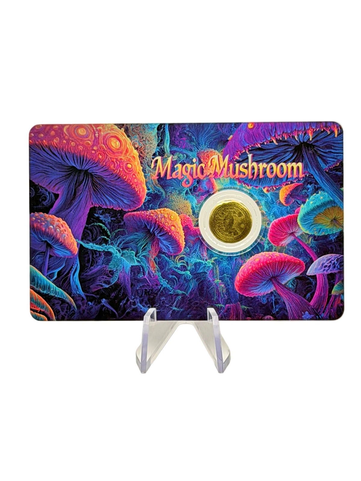 2026 Liberia Psychedelic Mushroom 1/1000 oz .9999 Gold Coin - MMmetalsandmore