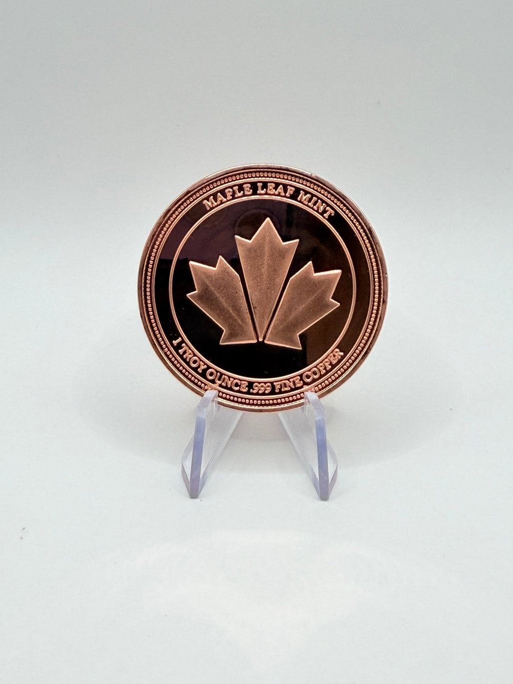 1oz .999 Fine Copper Canada Goose Proof Coin - MMmetalsandmore