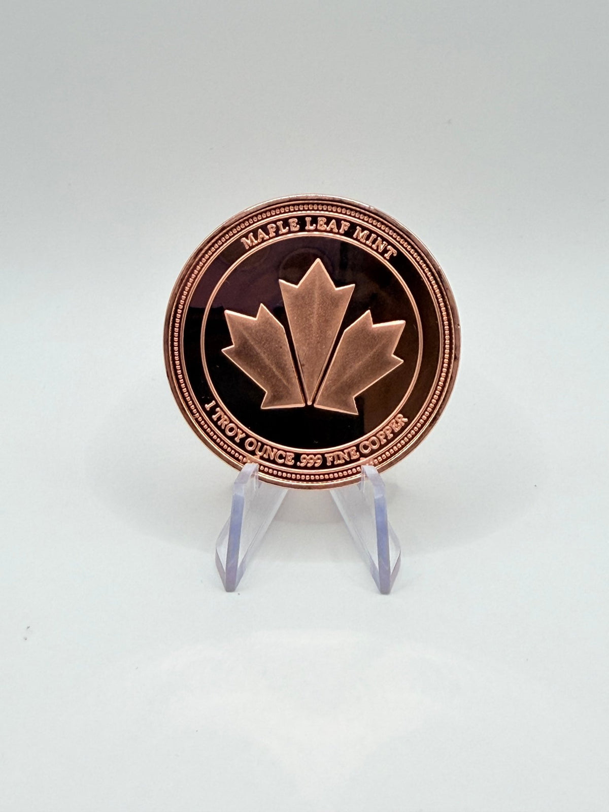 1oz .999 Fine Copper Canada Goose Proof Coin - MMmetalsandmore