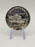 1989 The Old Gretna Ferry Boat 1 oz .999 Fine Silver Commemorative Round - MMmetalsandmore