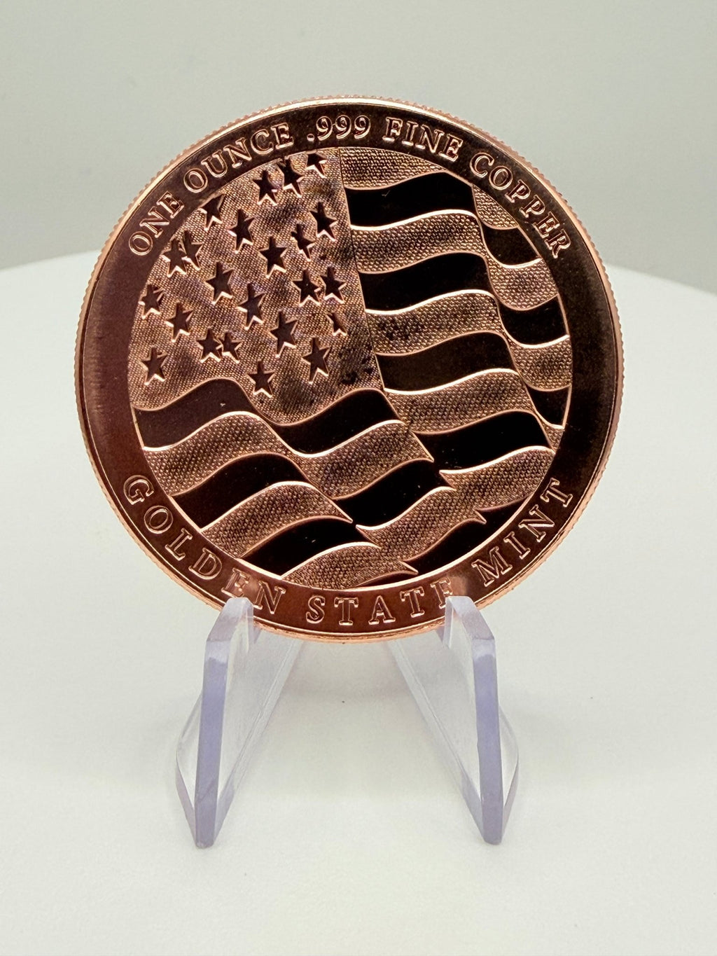 1 oz .999 Fine Copper 2nd Amendment Right to Bear Arms Round Bullion - MMmetalsandmore