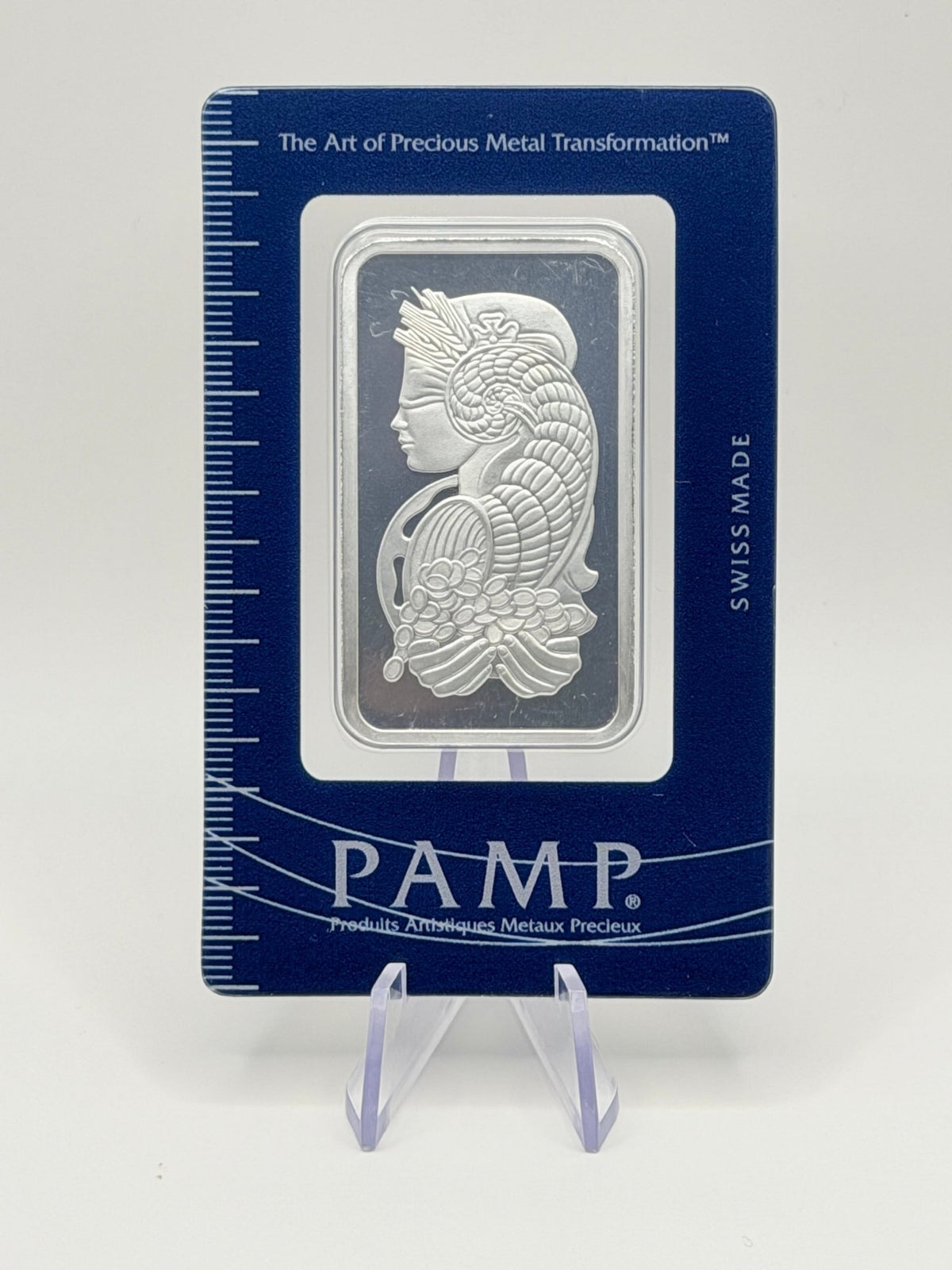 PAMP Suisse 1 oz Silver Bar .999 Pure in Assay (Cert C265000) - MMmetalsandmore