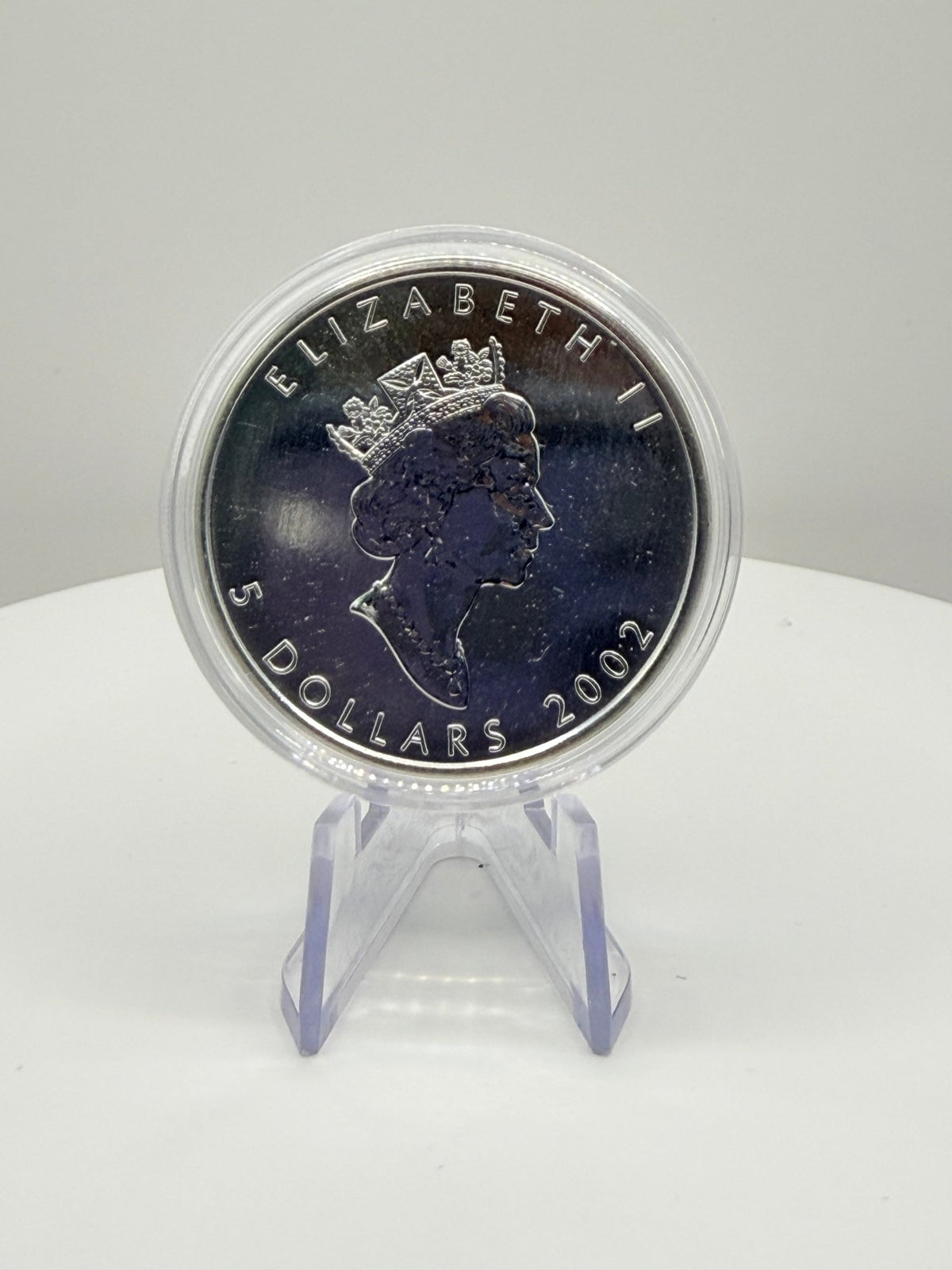 2002 Canada 1 oz Silver Maple Leaf Coloured Coin Box COA - MMmetalsandmore