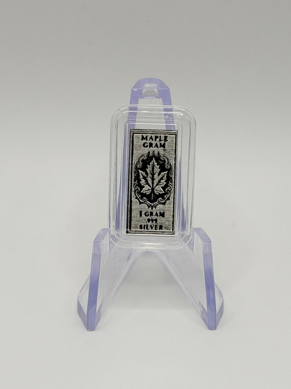 1 Gram .999 Fine Silver Bar - Maple Gram Collector Edition - MMmetalsandmore
