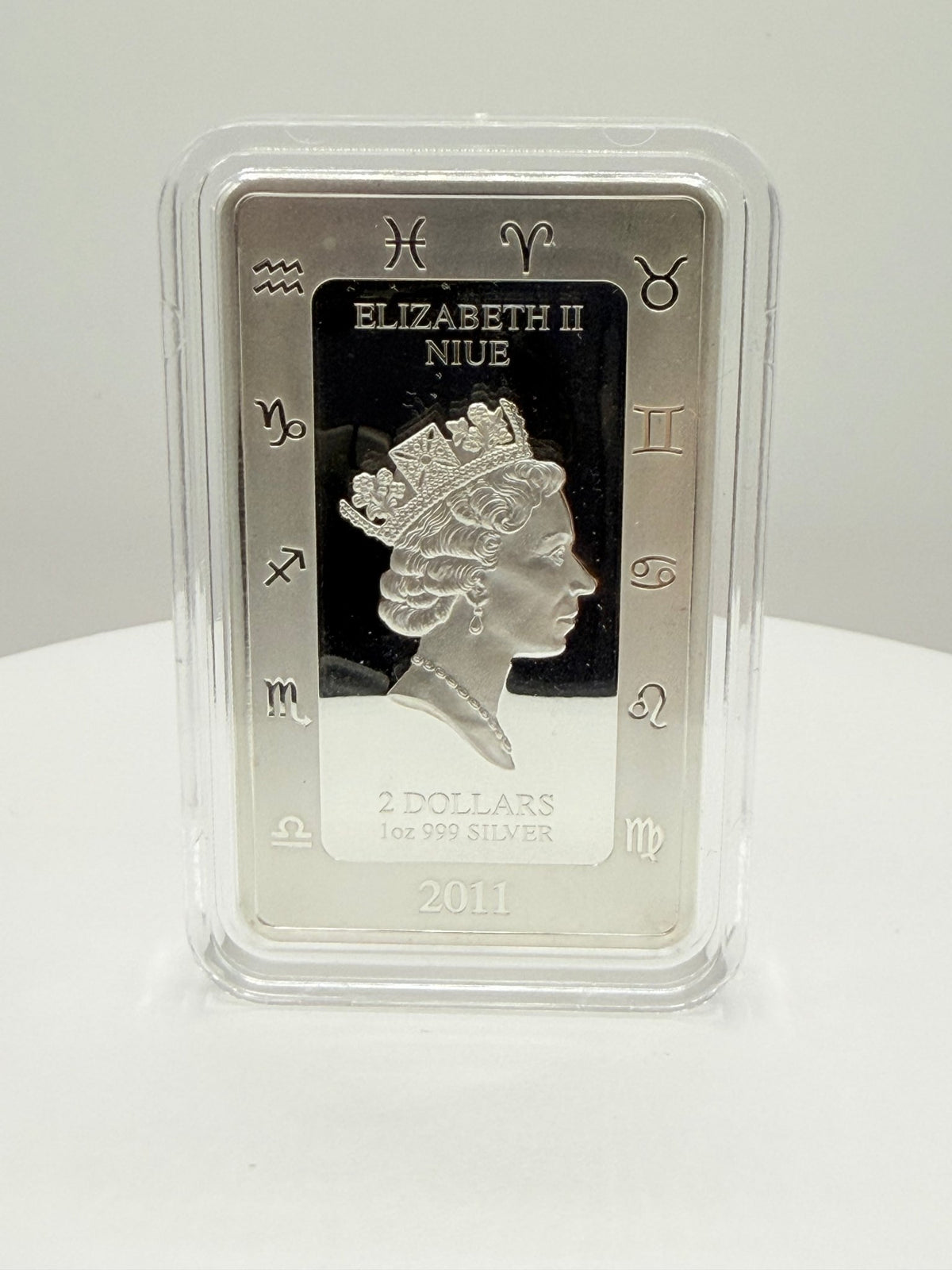 2011 Niue $2 Kagaya Zodiac Series: LEO 1 oz Silver Proof Coin ( Edition) - MMmetalsandmore