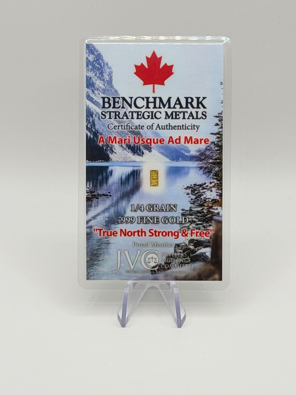 Benchmark Strategic Metals 1/4 Grain .999 Fine Gold Bar (3pcs bundle) - MMmetalsandmore