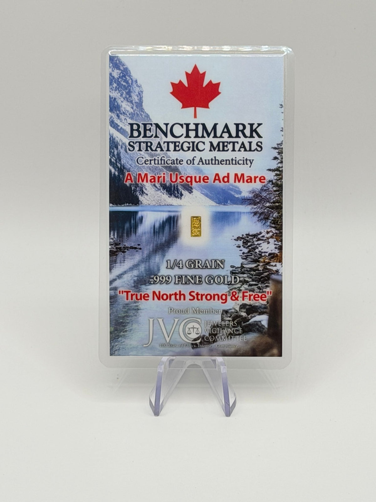 Benchmark Strategic Metals 1/4 Grain .999 Fine Gold Bar (3pcs bundle) - MMmetalsandmore