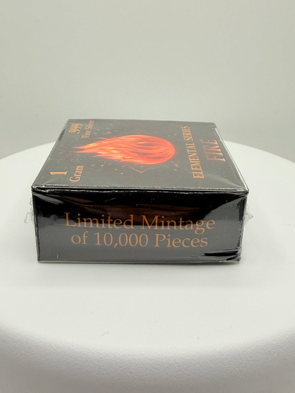 1 Gram .999 Fine Silver Bar - Elemental Series: FIRE Edition - MMmetalsandmore