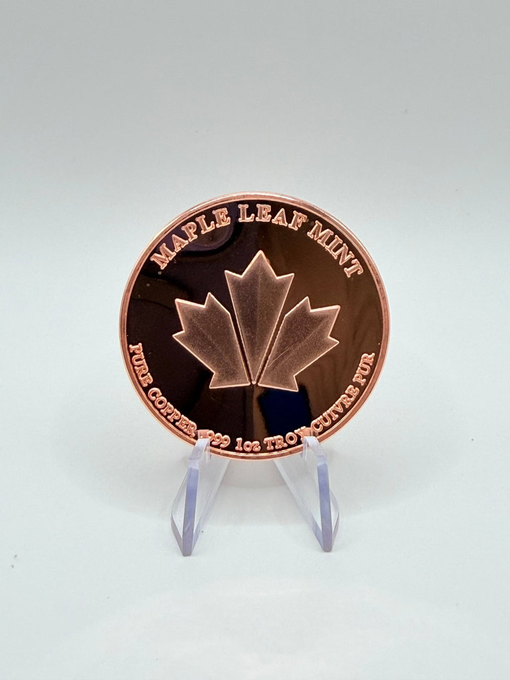 Wood Bison 1 AVDP oz .999 Fine Copper Bullion Round - MMmetalsandmore