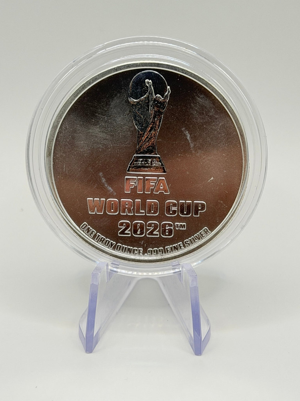 FIFA World Cup 2026 Official 1 oz Pure Silver Bullion Round (.999 Fine Silver) - MMmetalsandmore
