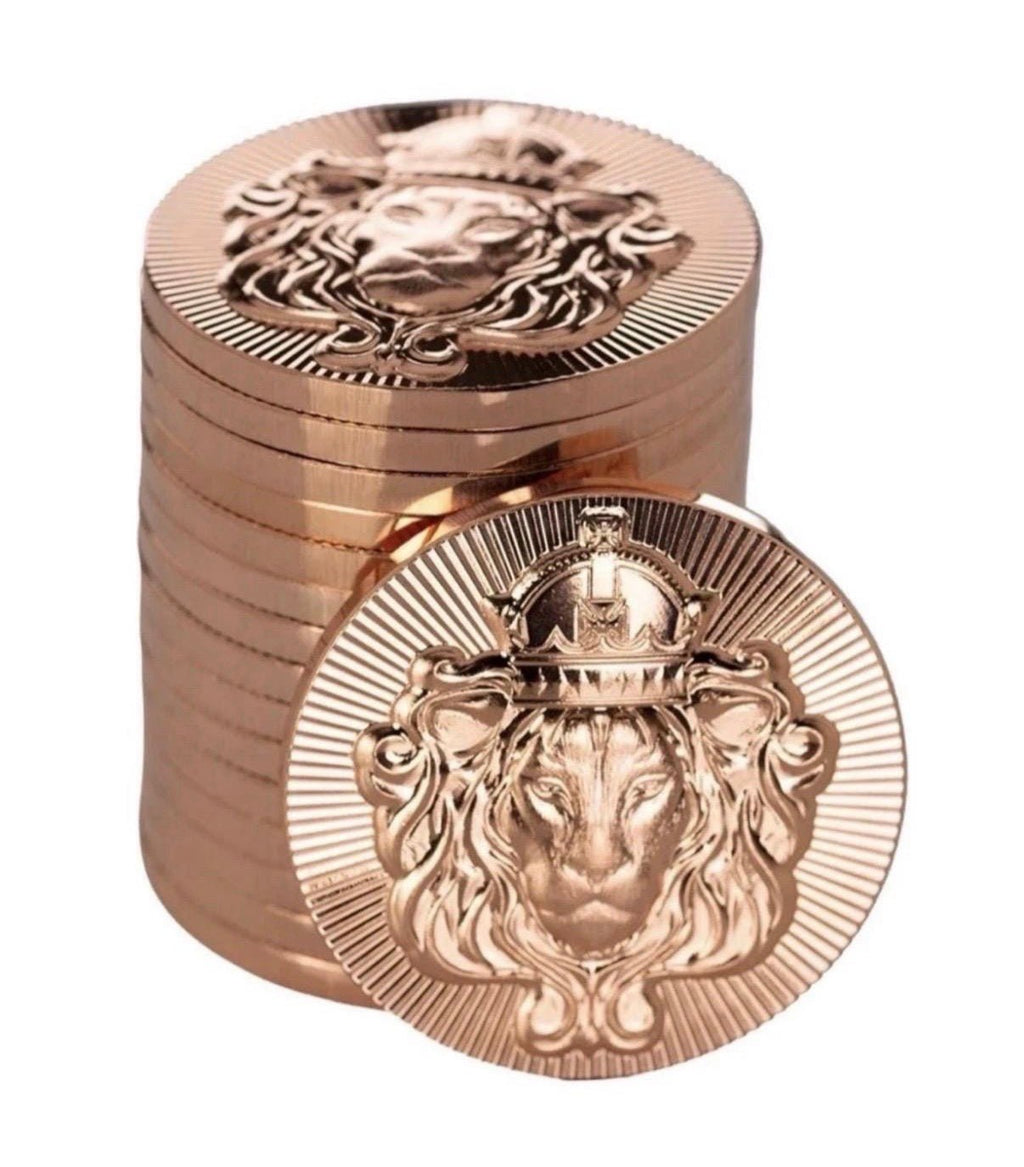 Scottsdale Mint Lion Stacker 1 oz Pure Copper Round – .999 Fine AVDP Interlocking Bullion Coin - MMmetalsandmore